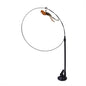 Suction cup cat toy stick that can be attached and held with steel wire multi head interchangeable cat toy and pet supplies