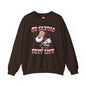 On Santa's Shit List Crewneck Sweatshirt The Devil's Pickle