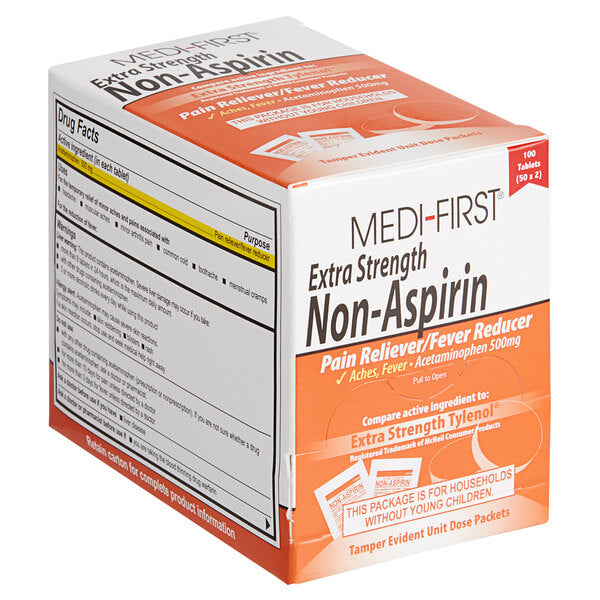 Extra-Strength Non-Aspirin, 100/box quakekits.com