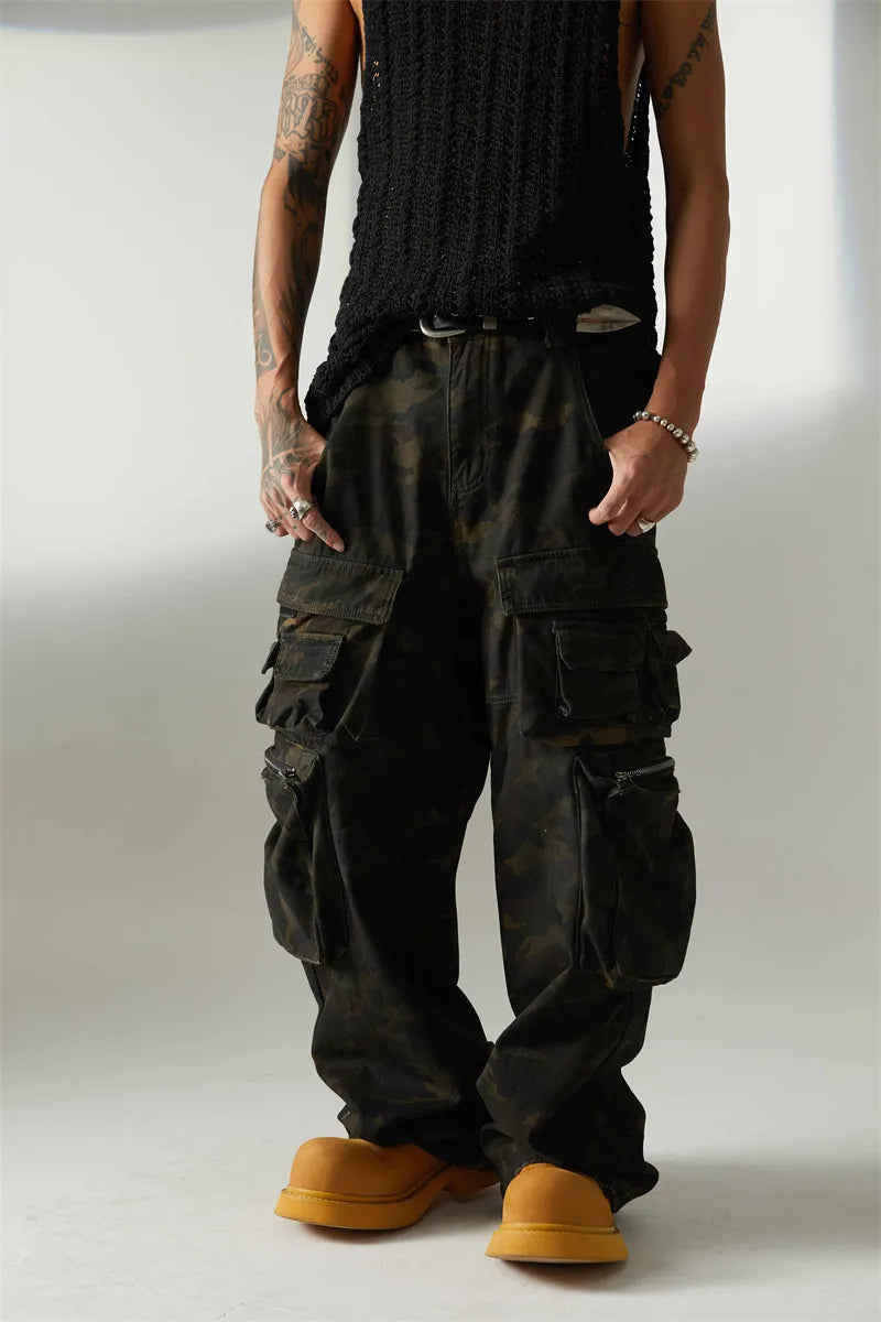 Men's Camouflage Cargo Jeans New Era Fashion LLc