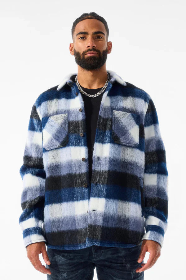 Jordan Craig See You In Paradise Sherpa Jacket - Blue Denim Exchange