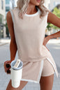 Women’s Summer Athletic Lounge Two-Piece Set FitiqueFit
