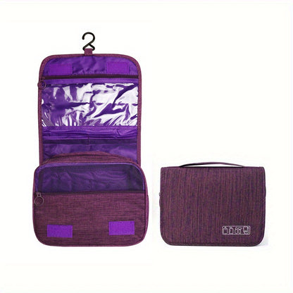 [Large Makeup Organizer] Durable Polyester Large Capacity Makeup Organizer Bag | Travel & Business, Wet & Dry Separation, Multiple Compartments for Cosmetics, Toiletries, And Accessories NovaCart
