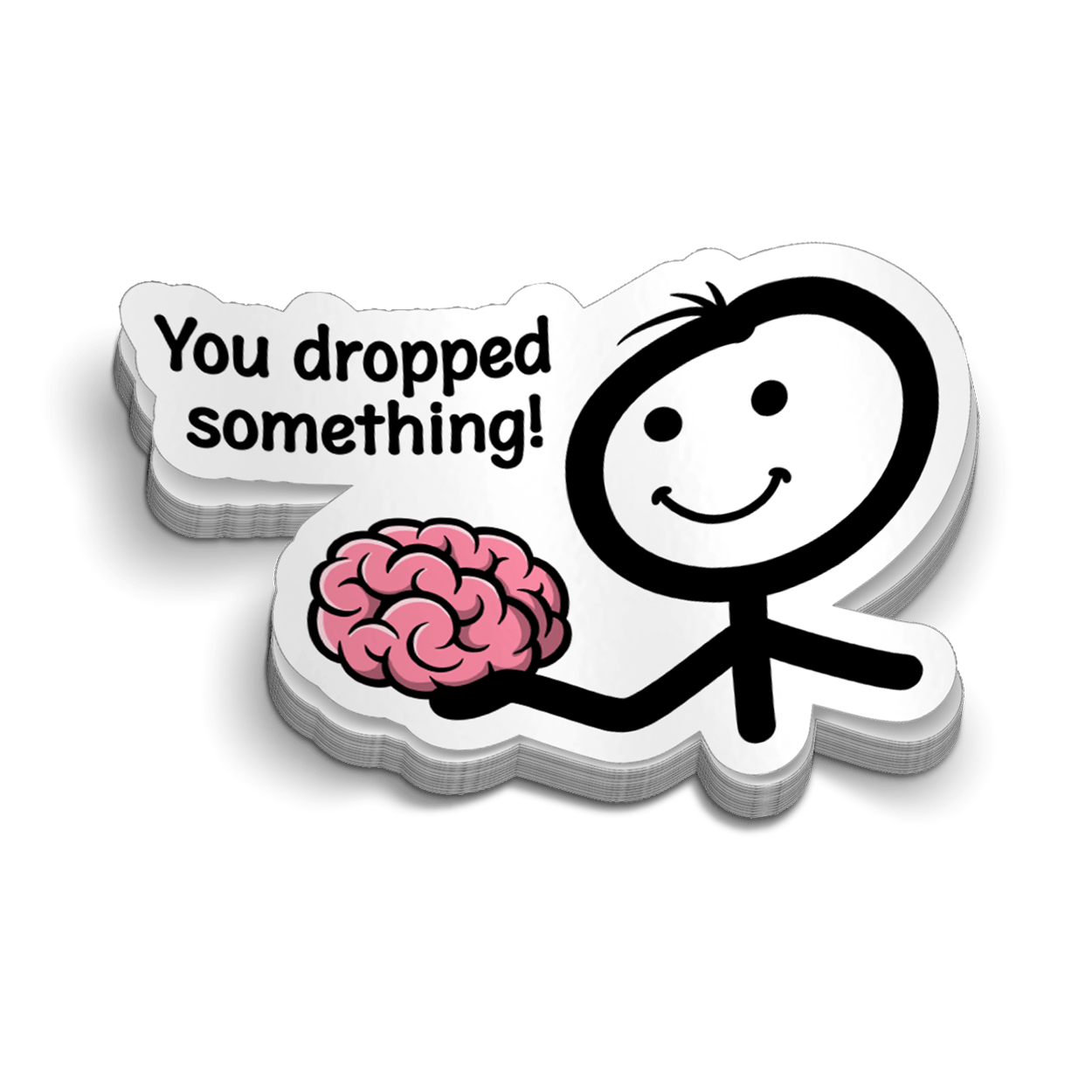 You Dropped Something -  Hard Hat Decal Armed American Supply