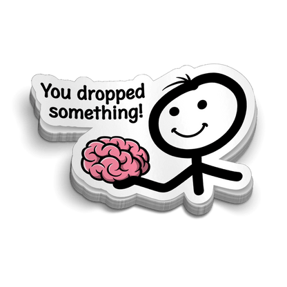 You Dropped Something -  Hard Hat Decal Armed American Supply