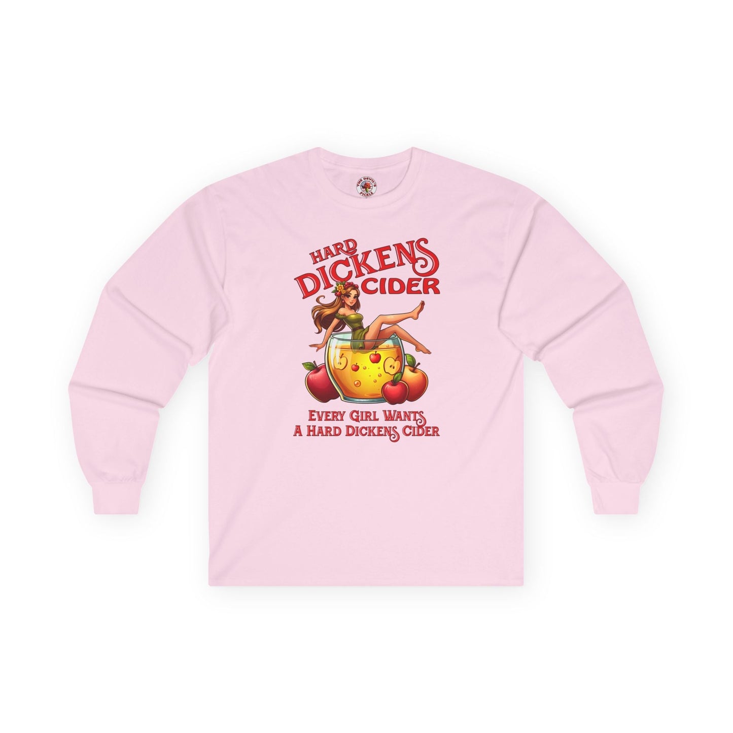 Hard Dickens Cider Long Sleeve Tee The Devil's Pickle