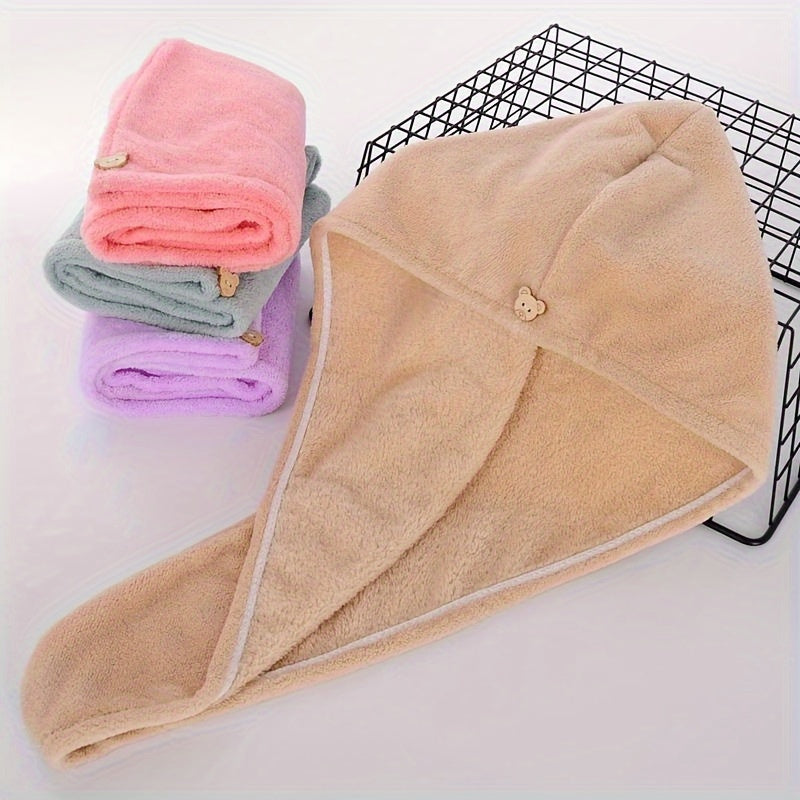 Microfiber Hair Towel Quick Drying Hair Wrap Towel Super Absorbent Hair Drying Cap Soft Headband NovaCart