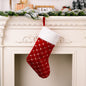 Christmas decoration supplies, high-end Christmas socks, red Christmas stockings, gift bags, tree hanging gift socks