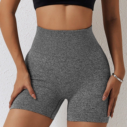 Country Girl High-Waisted Fitness Shorts | Butt Lifting & Ribbed Activewear for Yoga & Running Country in My Heart