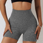 Country Girl High-Waisted Fitness Shorts | Butt Lifting & Ribbed Activewear for Yoga & Running Country in My Heart