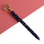 21Color Kawaii Ballpoint Pen Big Gem Metal Ball Pen With Large Diamond Blue And Black Magical Pen Fashion School Office Supplies