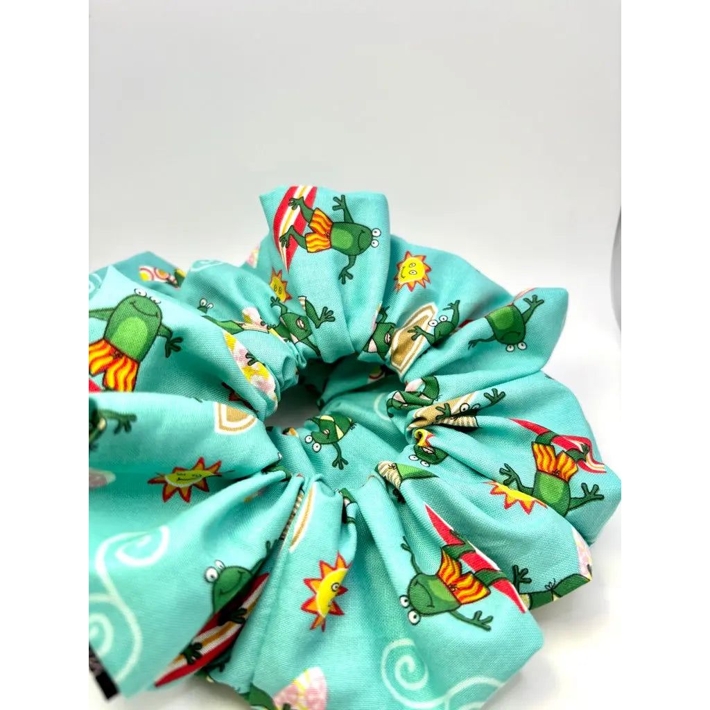 Surfing Frog Summer Scrunchie Enchanted Scrunch