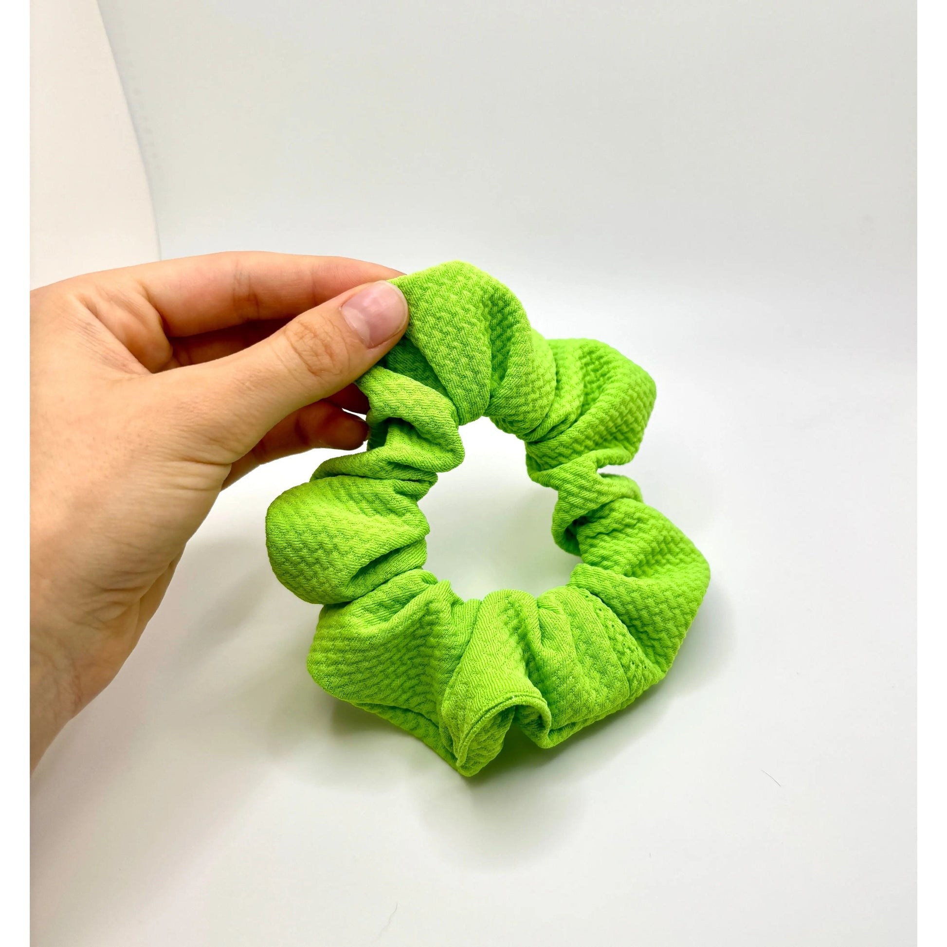 Mini Light Green Summer Bullet Scrunchie Enchanted Scrunch