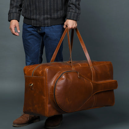 Buffalo Leather Tennis Duffle Bag Classy Leather Bags