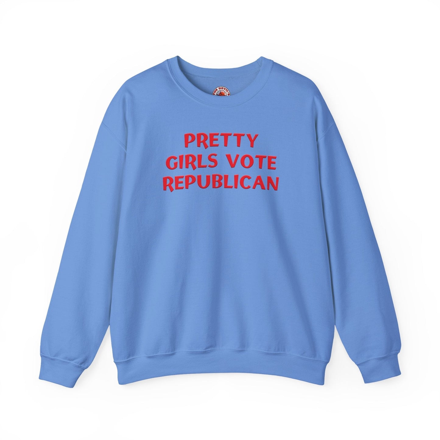Pretty Girls Vote Republican Crewneck Sweatshirt The Devil's Pickle
