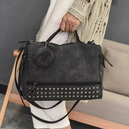 Rustic Charm Leather Shoulder Bag – Stylish Cowgirl Handbag Country in My Heart