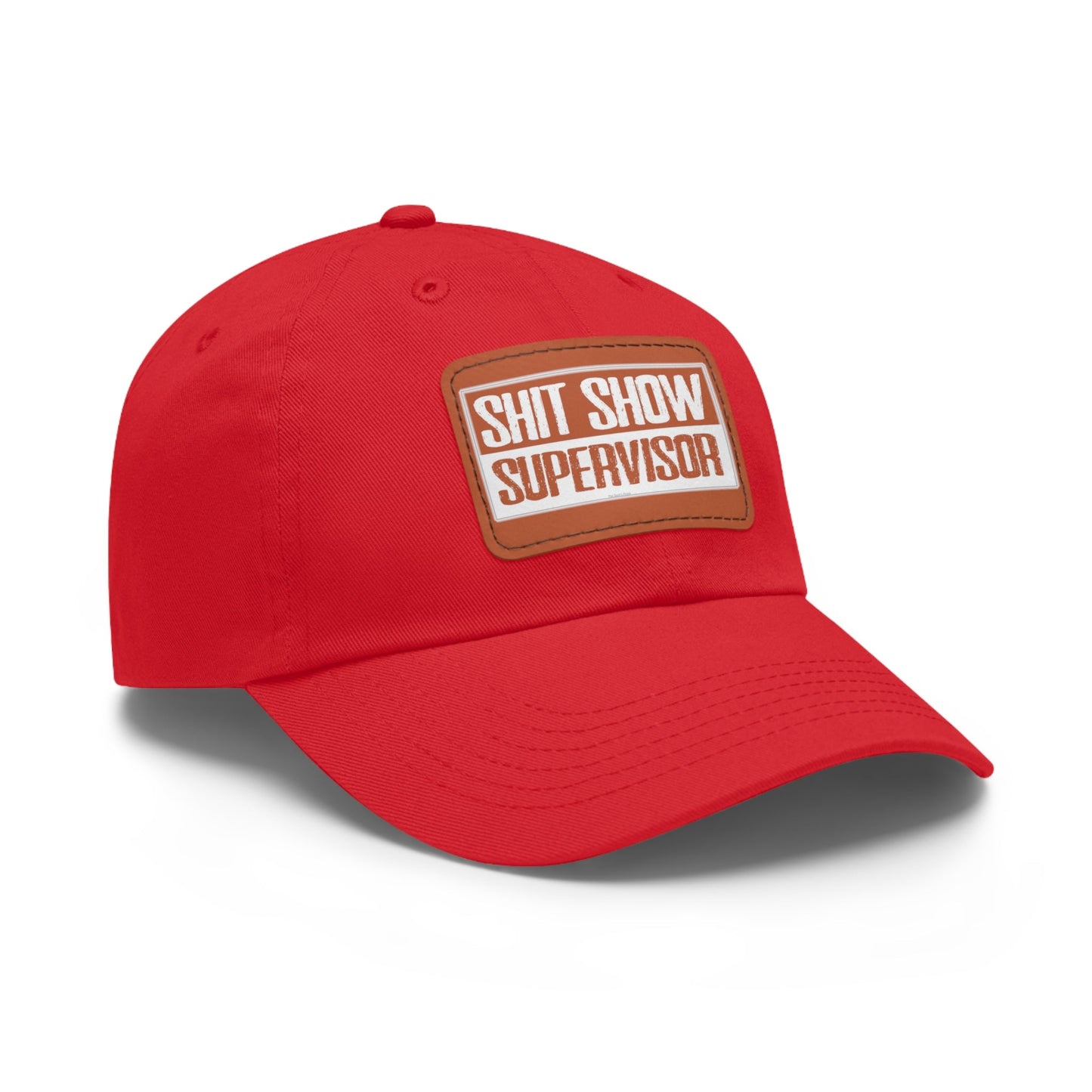 Shit Show Supervisor Hat with Leather Patch The Devil's Pickle