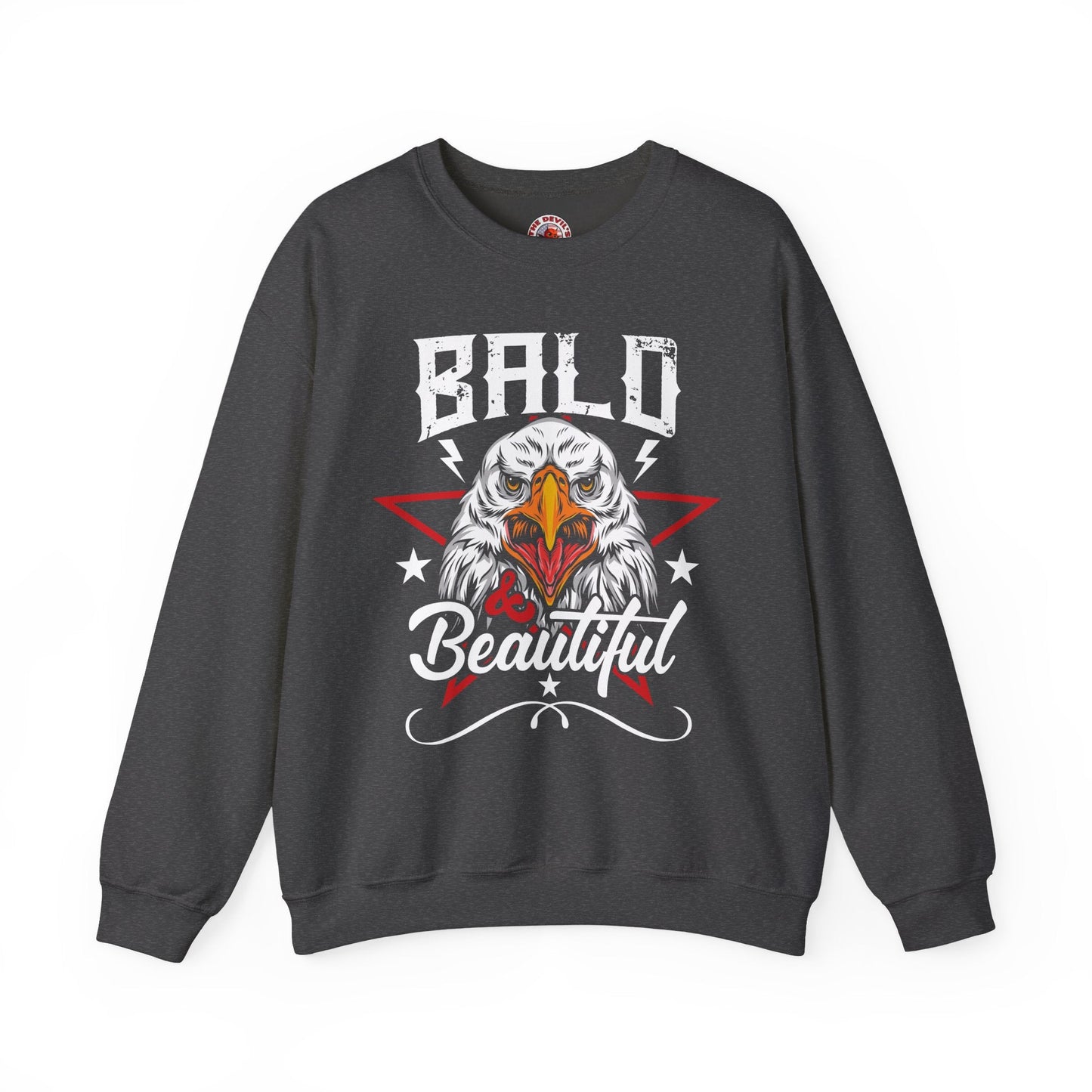 Bald And Beautiful Crewneck Sweatshirt The Devil's Pickle
