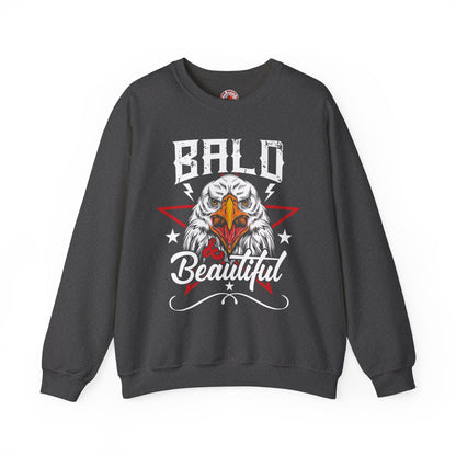 Bald And Beautiful Crewneck Sweatshirt The Devil's Pickle