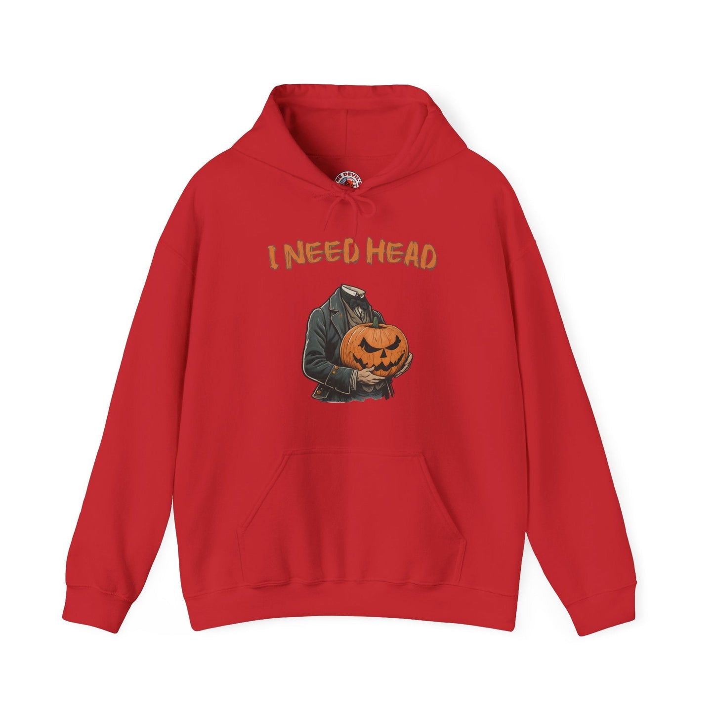 I Need Head Hooded Sweatshirt The Devil's Pickle