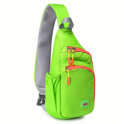 [Nylon Shoulder Bag] Nylon Shoulder Bag - Crossbody Chest Bag for Men and Women - Casual Sports Water Bottle Chest Bag - Outdoor Cycling Bag NovaCart