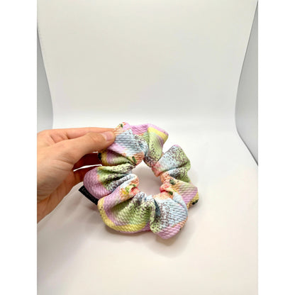 Mini Pastel Watercolor Spring Bullet Scrunchie Enchanted Scrunch