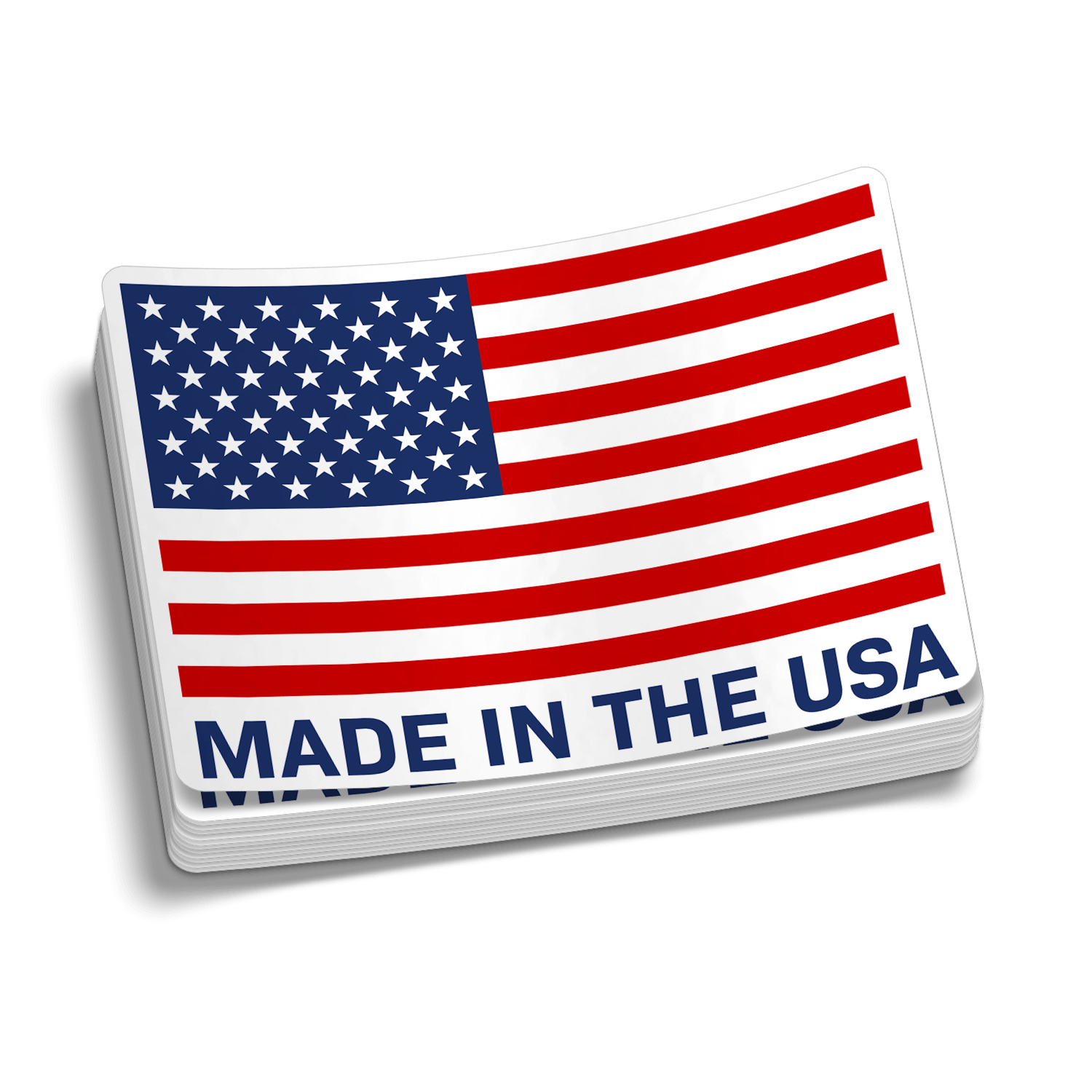 Made In The USA - Hard Hat Decal Armed American Supply