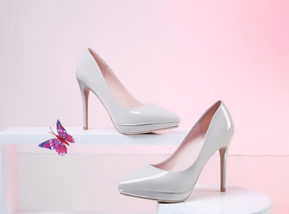 Stiletto pointed high heels See size chart under “more details” The Fashion Celestial