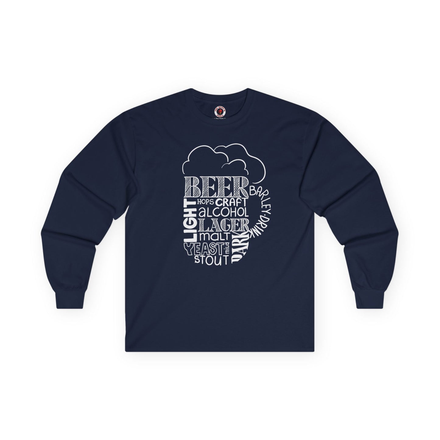 Beer Mug Of Words Long Sleeve Tee The Devil's Pickle