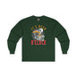 It's Beer O'Clock Skeleton Long Sleeve Tee The Devil's Pickle