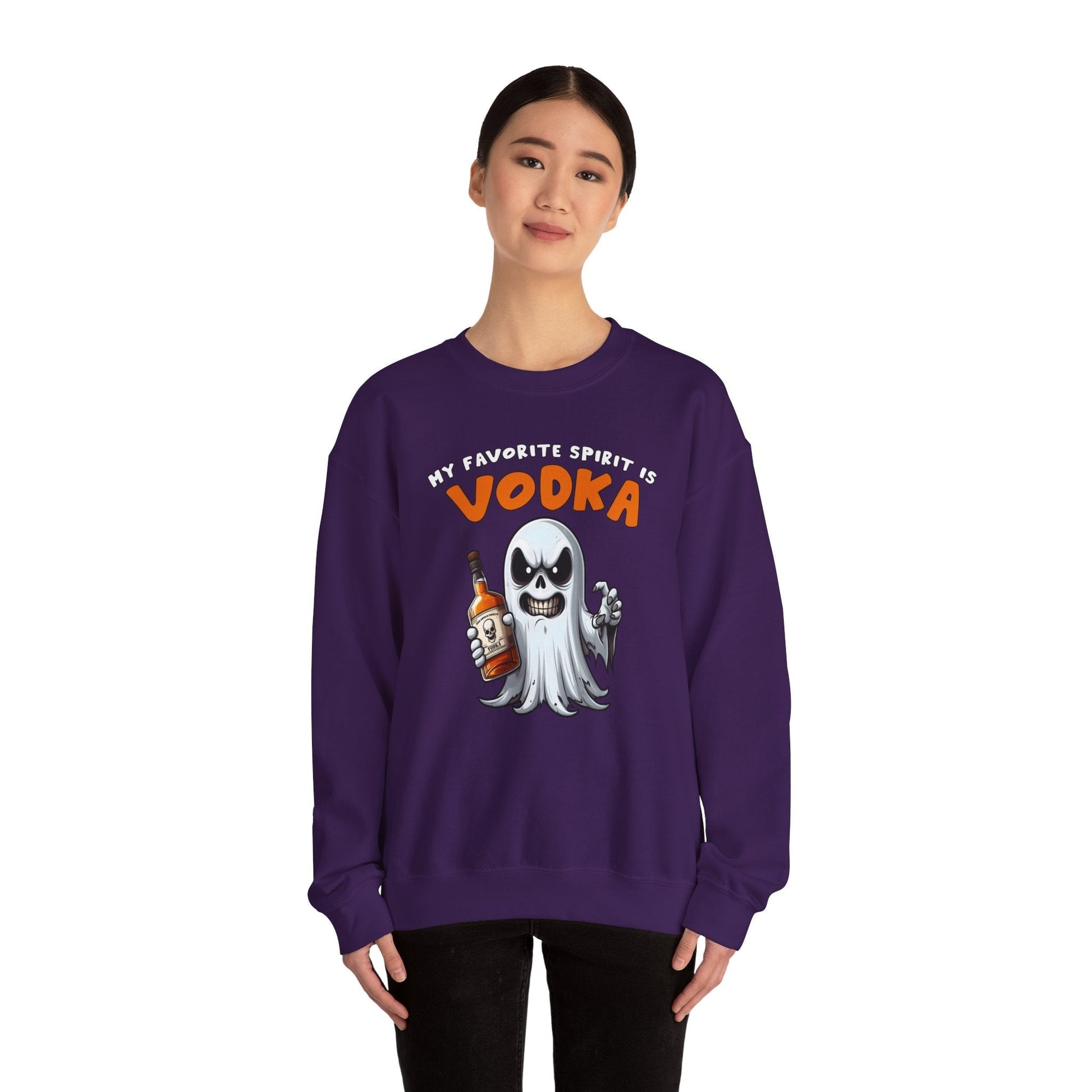 My Favorite Spirit Is Vodka Crewneck Sweatshirt The Devil's Pickle