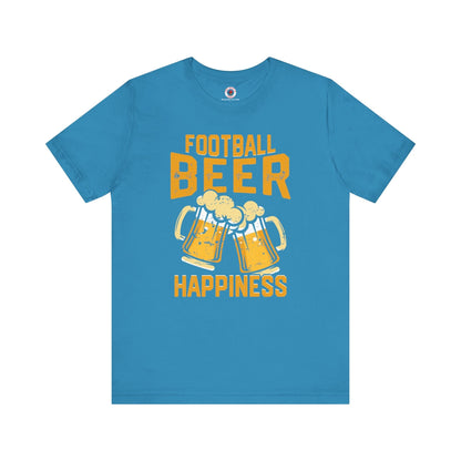 Football Beer and Happiness T-Shirt The Devil's Pickle