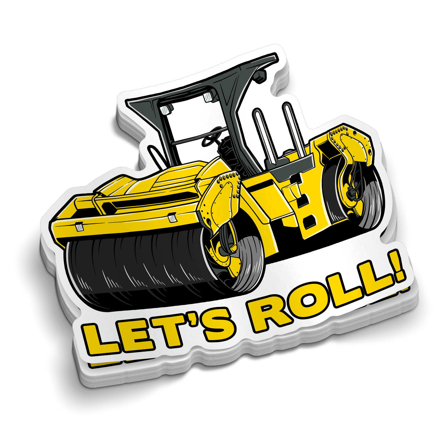 Let's Roll - Hard Hat Decal Armed American Supply