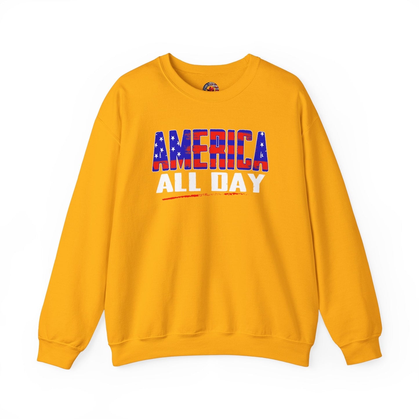 America All Day Crewneck Sweatshirt The Devil's Pickle