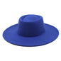 Ella Wide Brim Wool Jazz Hat – Stylish Felt Hat in 16 Colors Country in My Heart