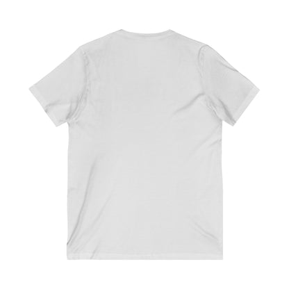 Unisex Jersey Short Sleeve V-Neck Tee Gray word puns Grayceful LLC