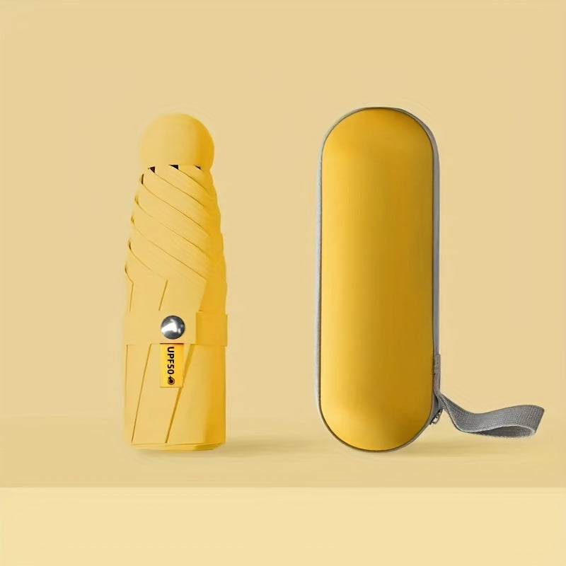 six-rib capsule umbrella, pocket umbrella NovaCart