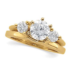 14K Yellow 1/5 CTW Natural Diamond Wrap-Style Ring Enhancer Ethereal Legacy Boutiques