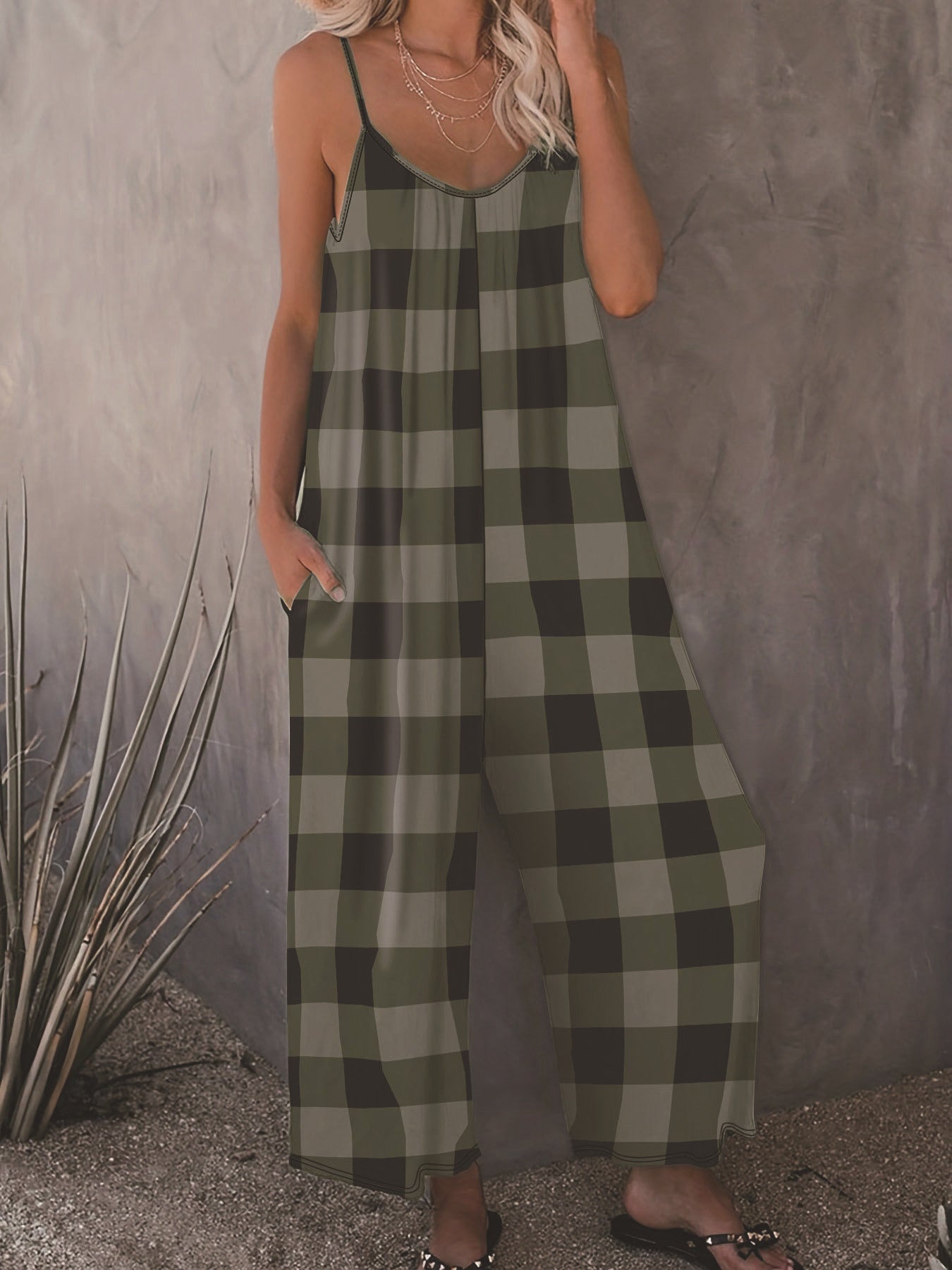 Slip-in Casual Sling Jumpsuit Women Grayceful LLC