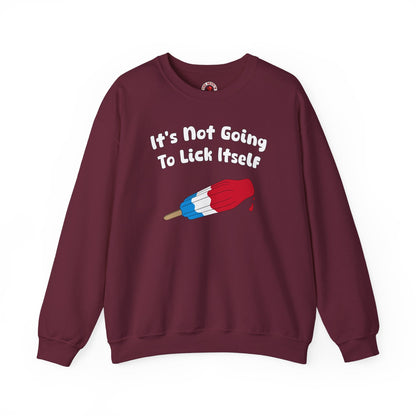 It's Not Going To Lick Itself Crewneck Sweatshirt The Devil's Pickle
