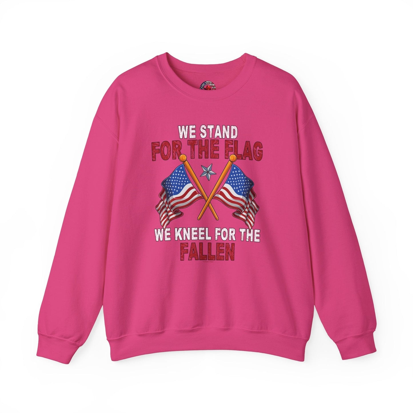 We Stand For The Flag Crewneck Sweatshirt The Devil's Pickle