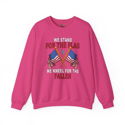 We Stand For The Flag Crewneck Sweatshirt The Devil's Pickle