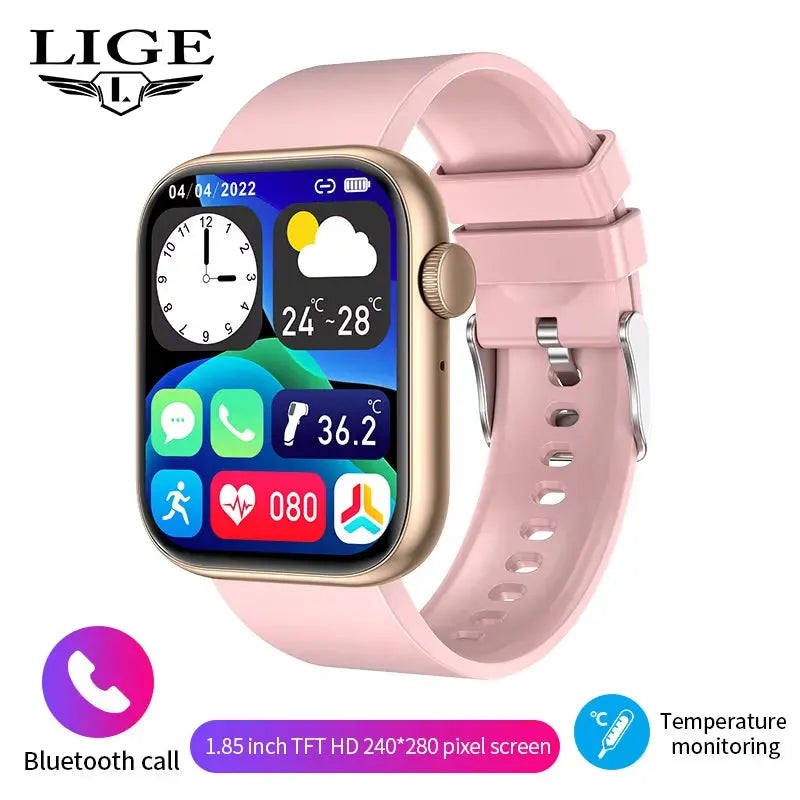 Revolutionary 2025 Smart Watch: Wireless Charging, Bluetooth Calls & Customizable Fitness Tracker for Men and Women