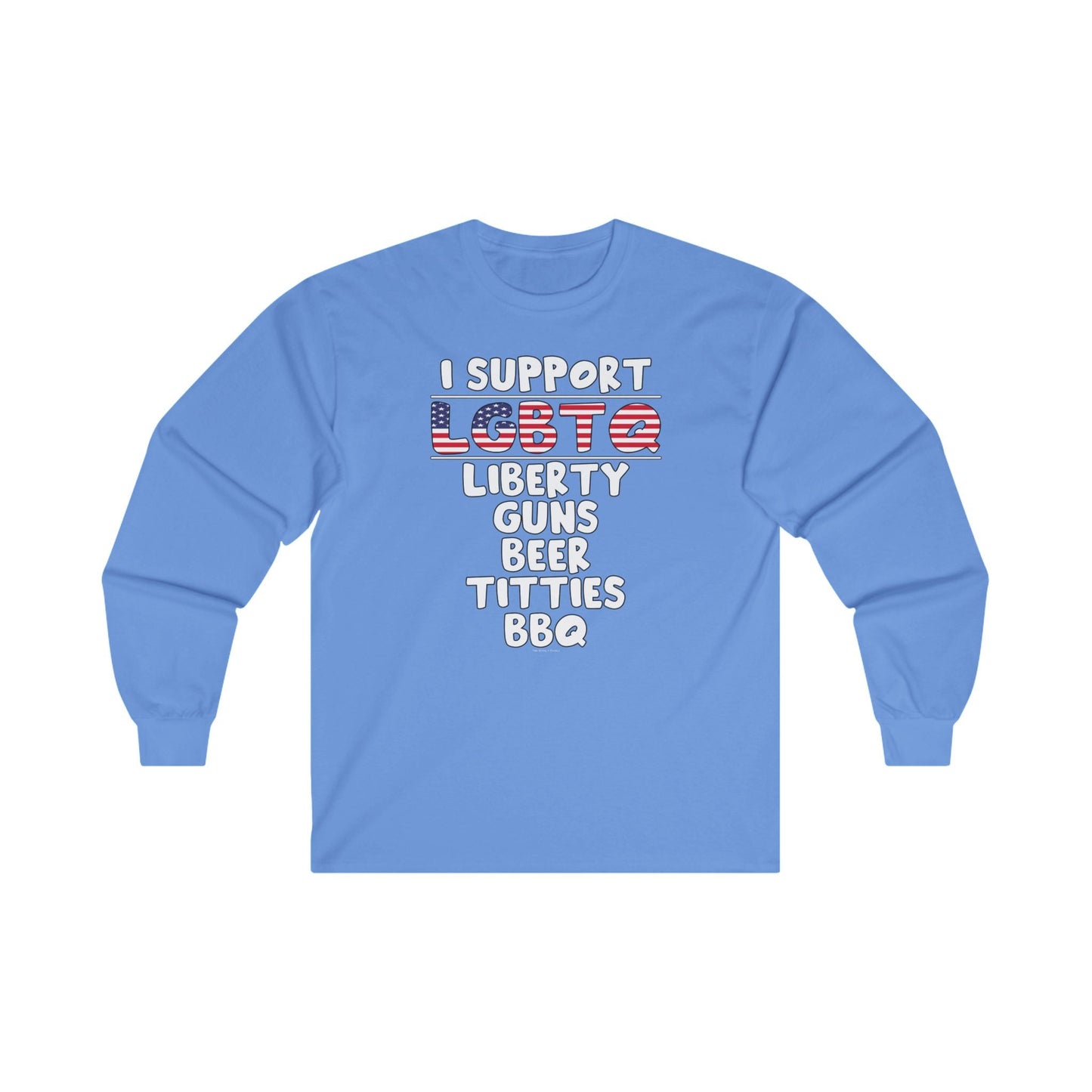 I Support LGBTQ Long Sleeve Tee The Devil's Pickle