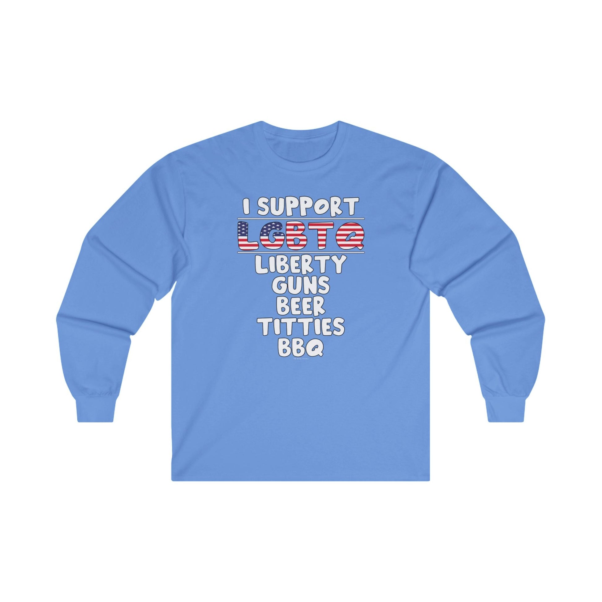 I Support LGBTQ Long Sleeve Tee The Devil's Pickle