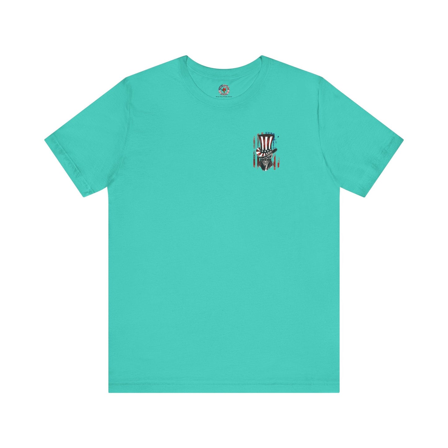 Patriotic Skull T-Shirt The Devil's Pickle