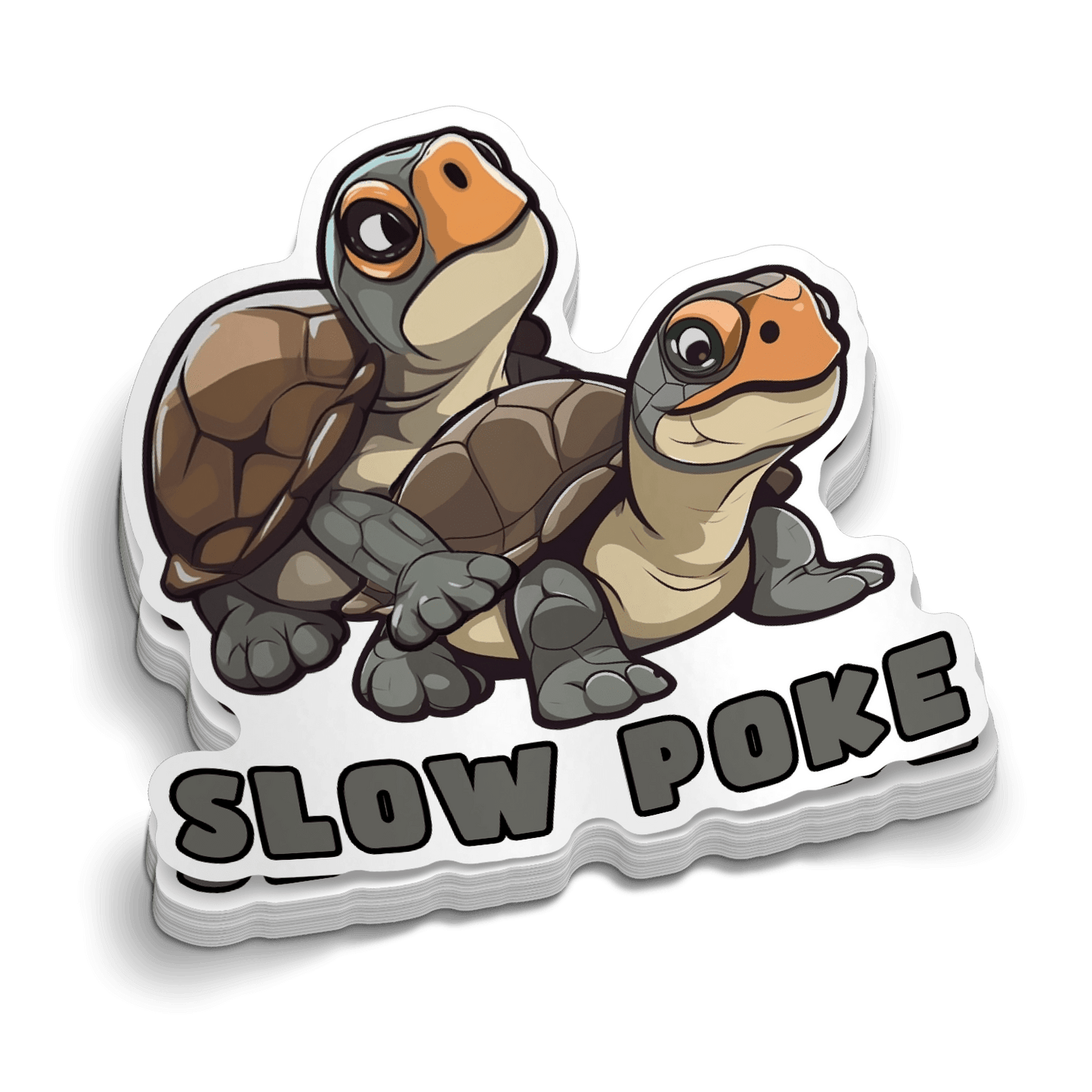 Slow Poke- Hard Hat Decal Armed American Supply