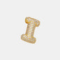 EmberLuxe "Glimmer" Bubble Letter Pendant (A-K) Ivory Embers