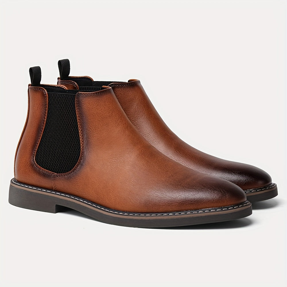 Men'S Chelsea Boots Available in Sizes 40-46, Classic Style Ankle Boots for Casual Wear #KD5232 NovaCart