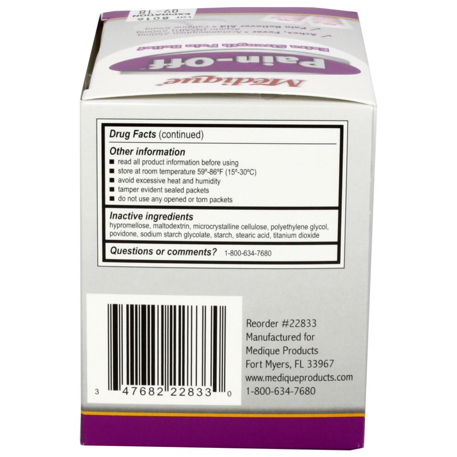 Pain-Off Extra-Strength Pain Relief, 100/Box quakekits.com